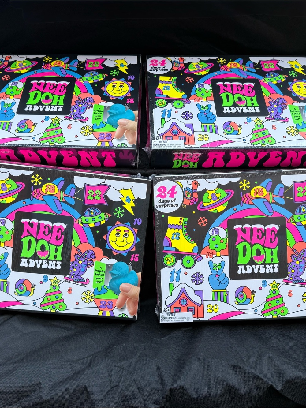 4 Authentic NeeDoh Advent Calendar’s. NEW!!